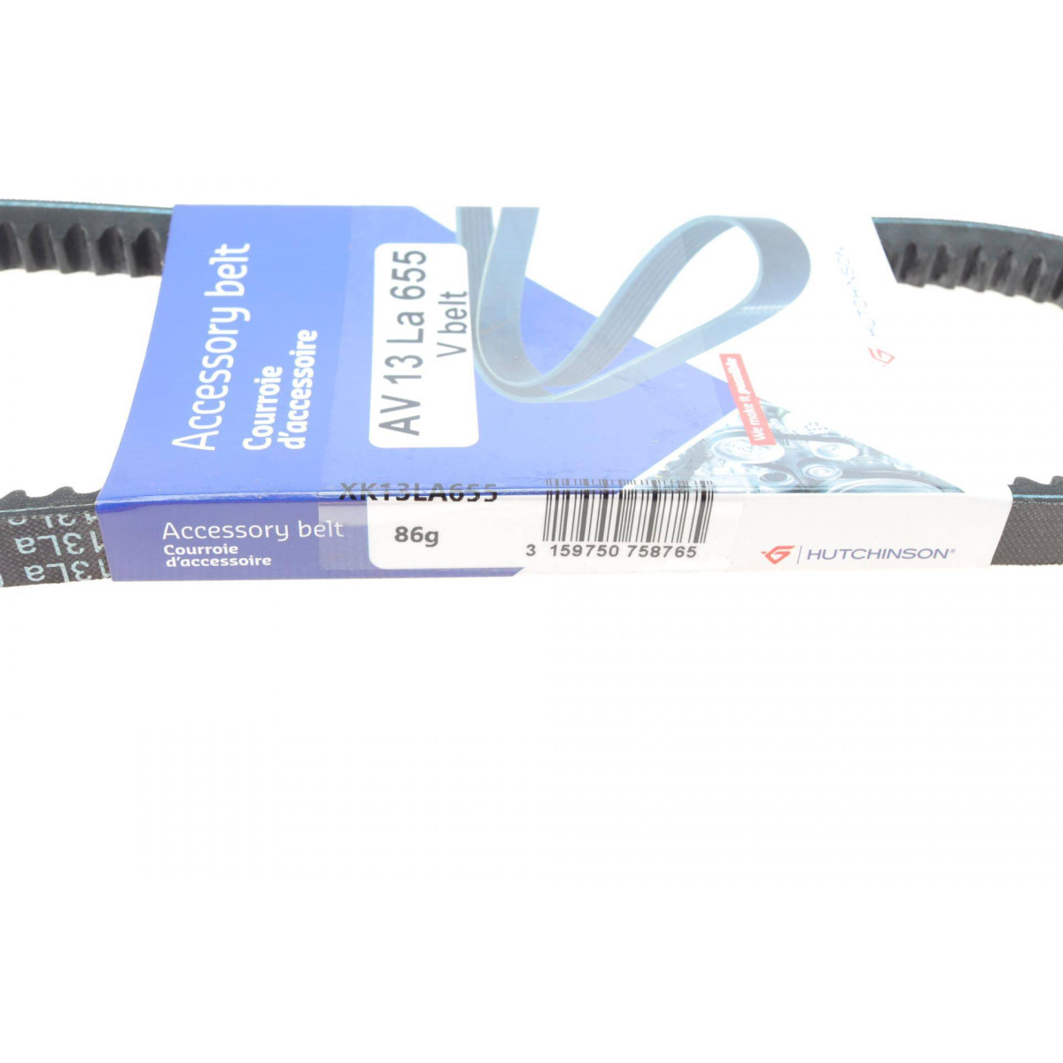 Ремінь генератора Hyundai Elantra/Lantra II 1.6-2.0 16V 96-02 (13x655)