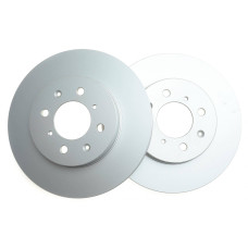 Диск гальмівний (передній) Honda Civic V/VI/VII 90-05/Jazz 08-/CRX 89-98 (262x21) (з покр.) (вент.)