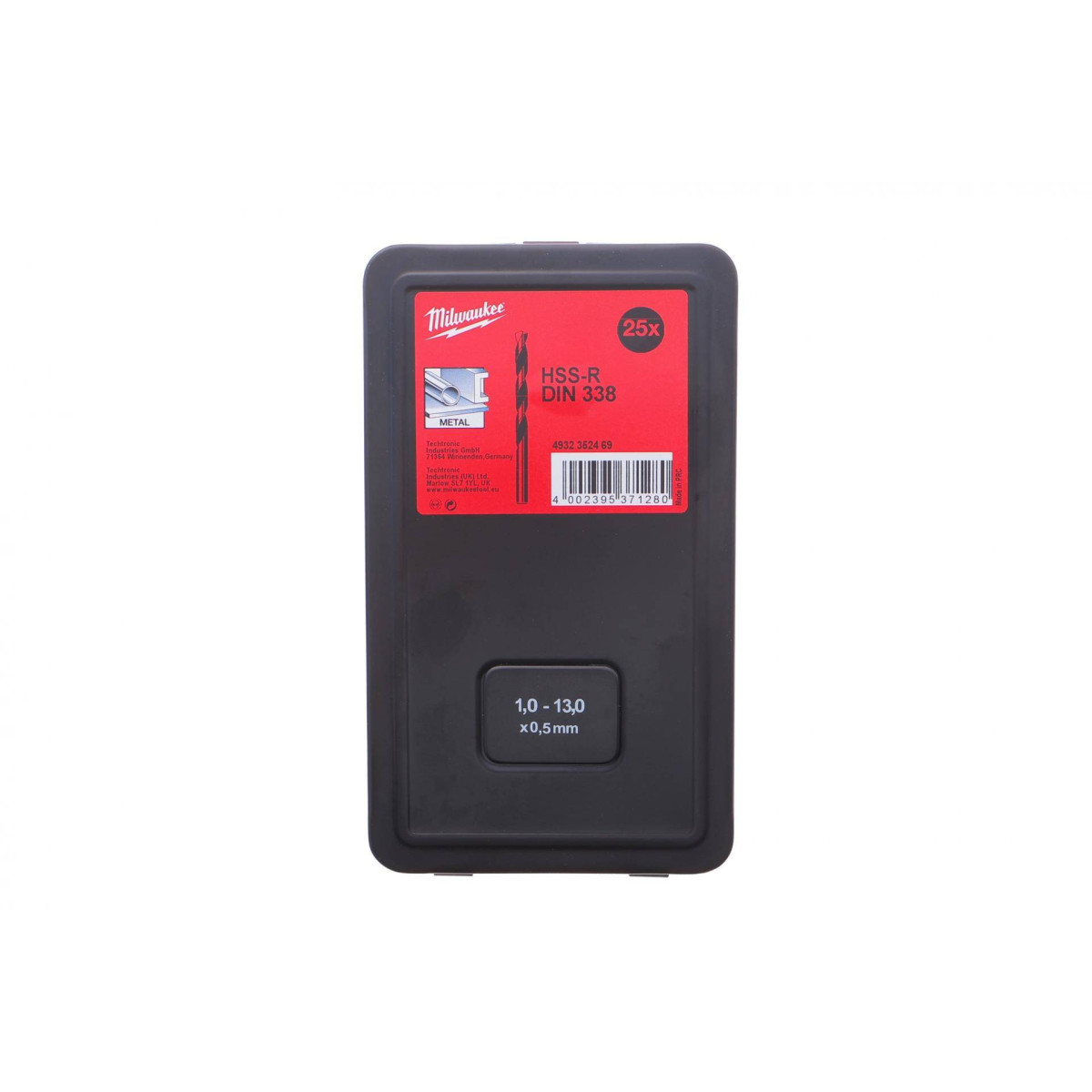 Набір свердл HSS-R Ø1-13 мм 25 ед.