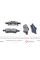 Колодки гальмівні (задні) Mini One/Cooper/Works 1.4/1.6 01-