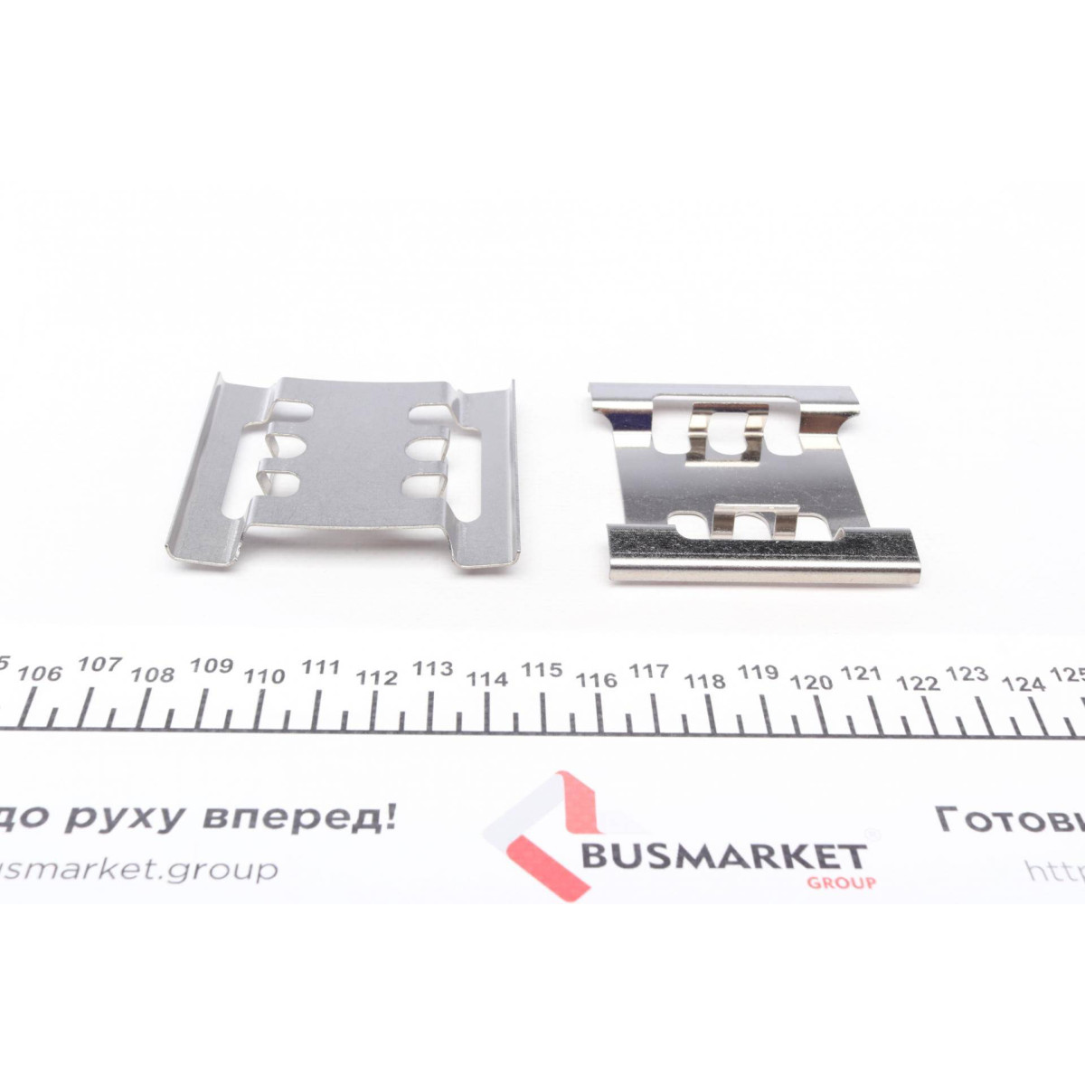 Планка супорта (переднього) прижимна (к-кт) Renault Master 01- (Bosch)