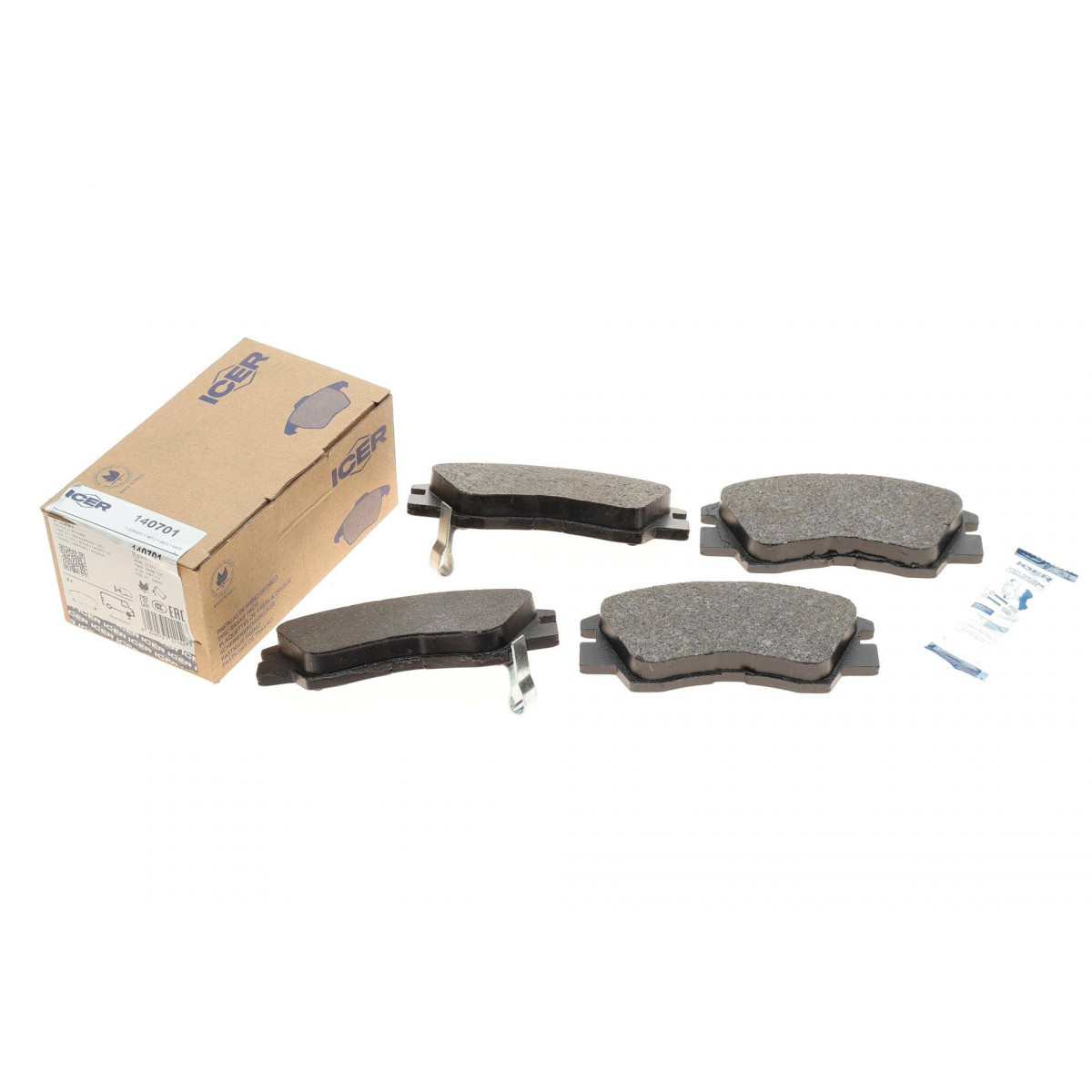 Колодки гальмівні (передні) Mitsubishi L200/L300/Pagero 80-
