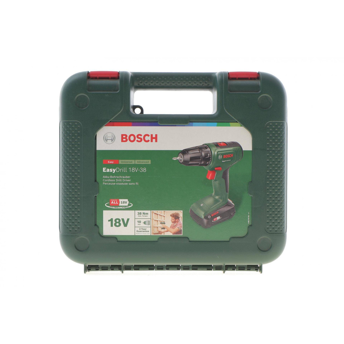 Дриль-шуруповерт акумуляторний Easydrill 18V-38 (18V) (1 акб 1.5 Ah)