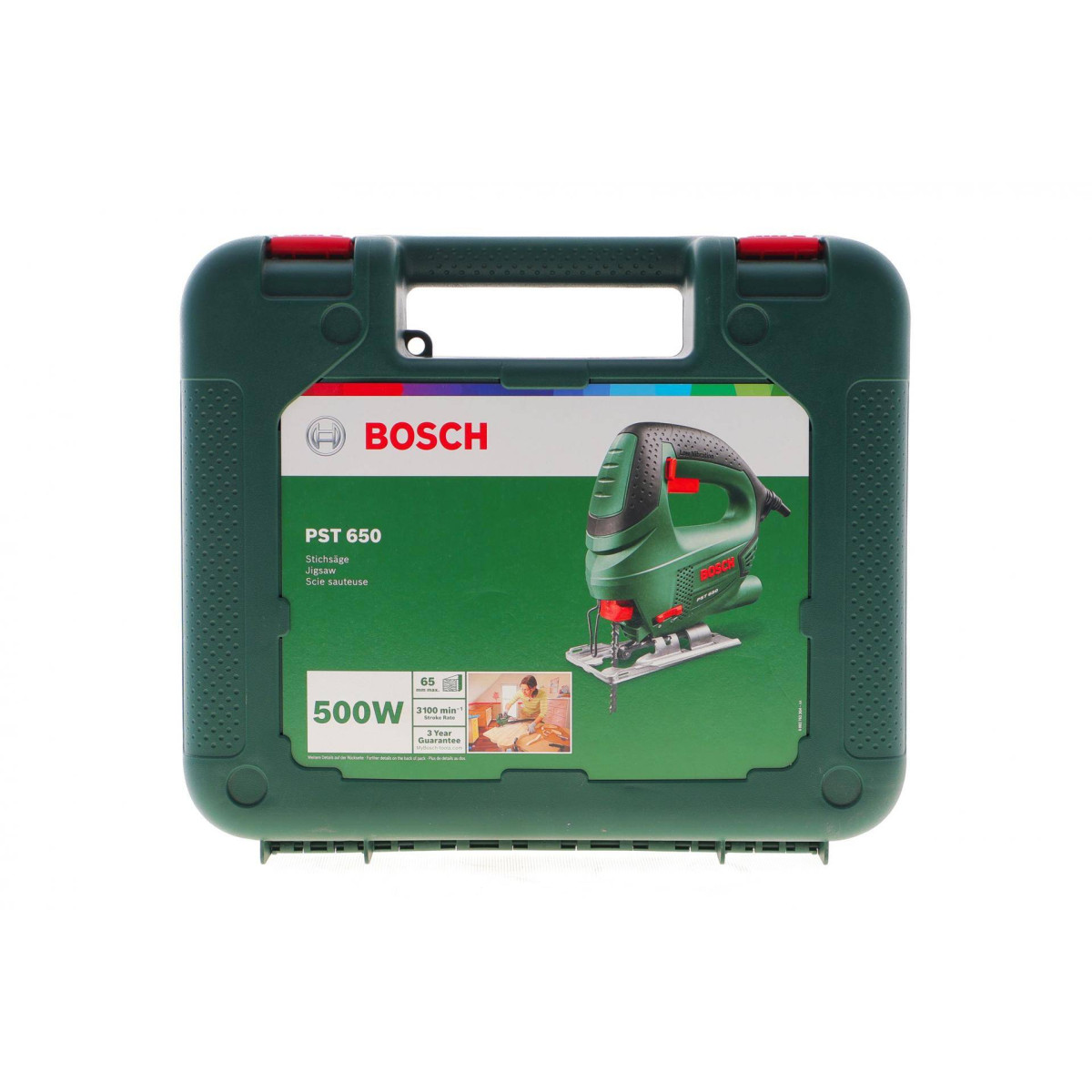 Електролобзик PST 650 (500W) з механізмом Low Vibration