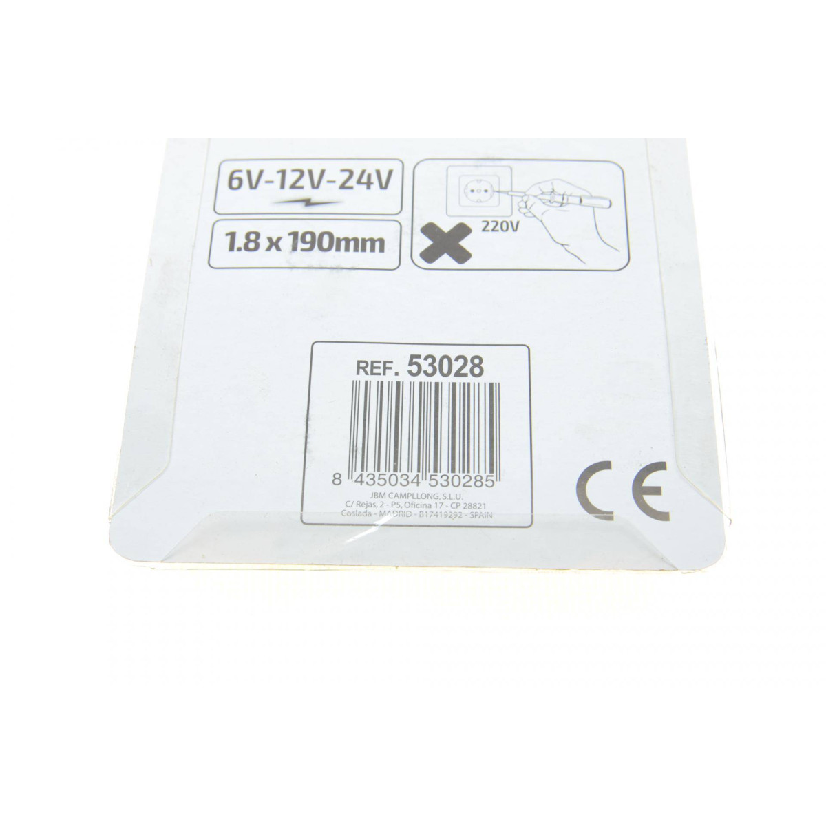 Індикaтop нaпpуги 6-12-24В 1,8x190 мм