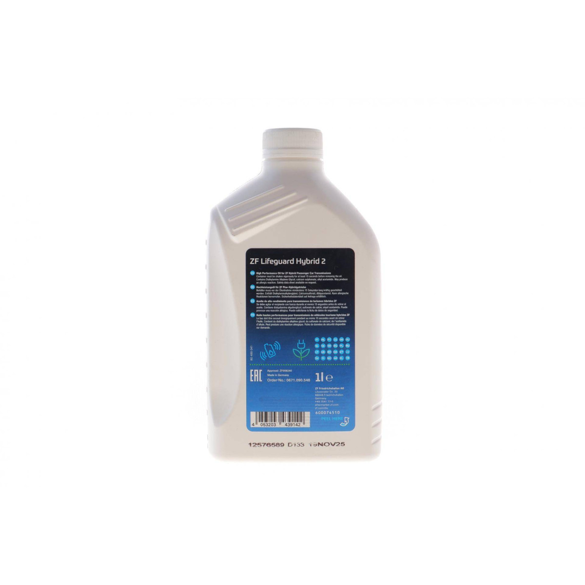 Олива АКПП Lifeguard Hybrid 2 (1L)