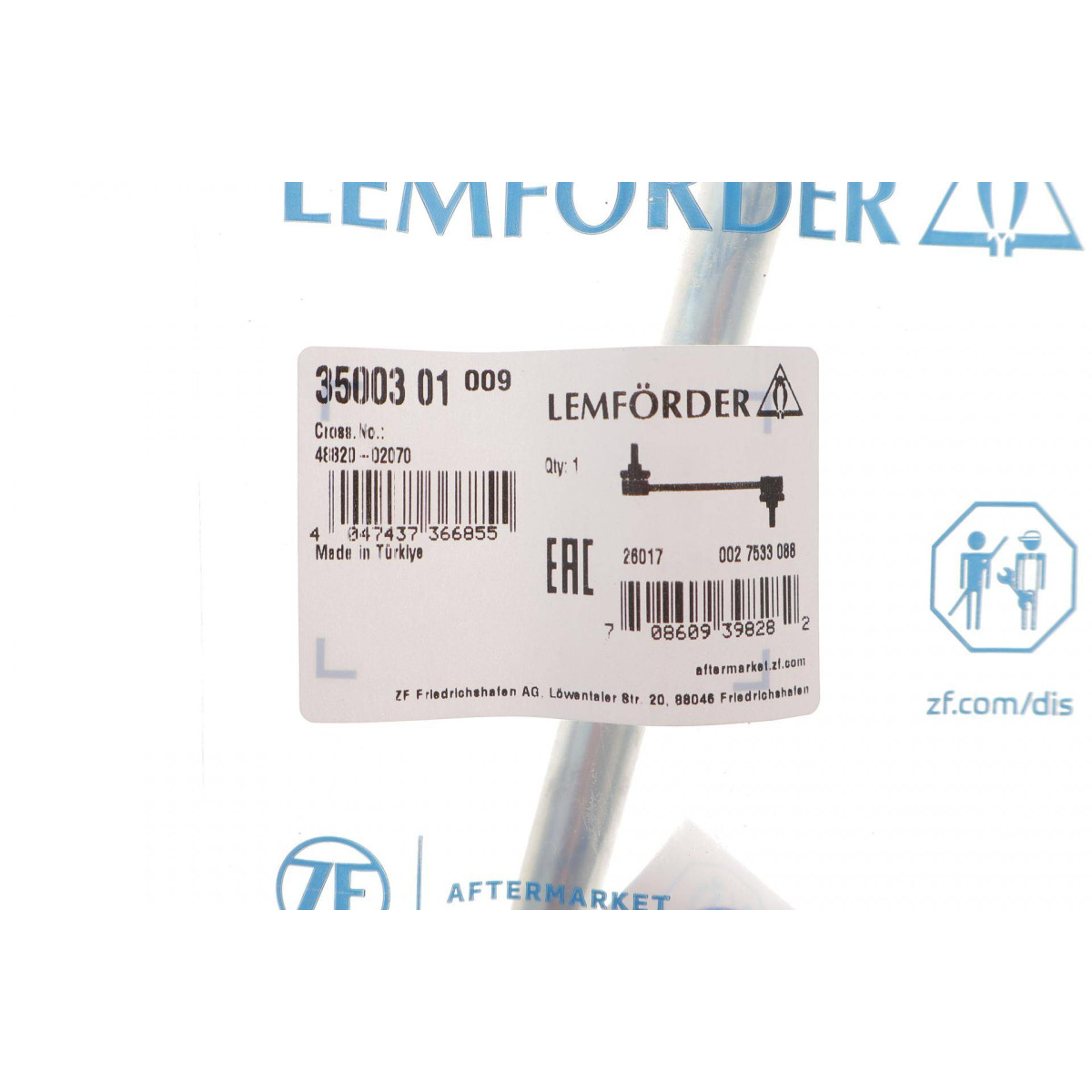 Тяга стабілізатора (переднього) Lexus NX/Toyota Auris/Avensis/Corolla/Prius/Rav 4 06- (L=360 мм)