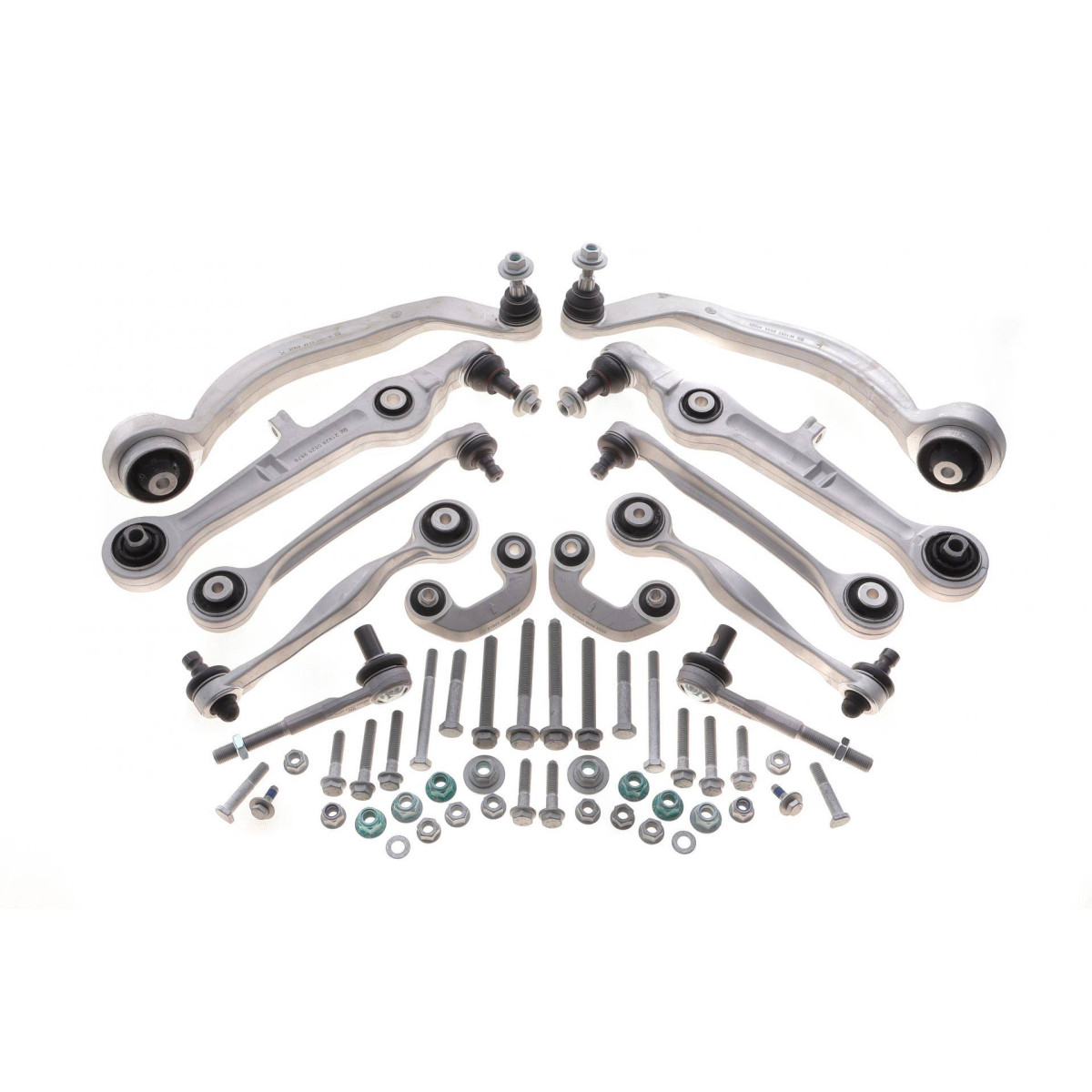 Комплект важелів підвіски (передньої) Audi A4 (B6/B7) 00-/A6 (C6) 04-/Seat Exeo 09- (з болтами)