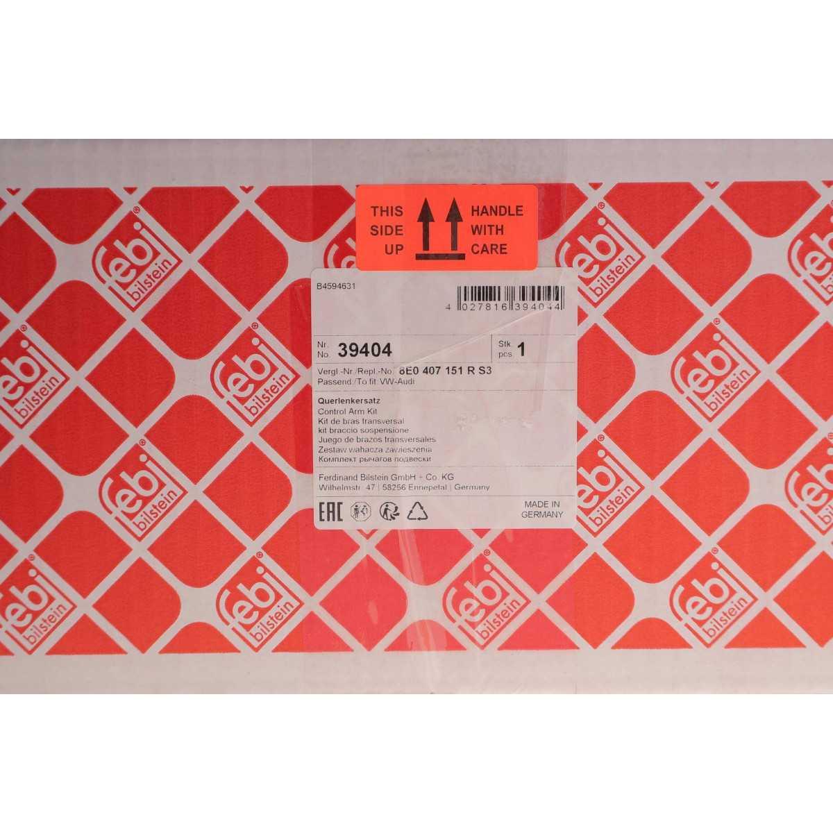 Комплект важелів підвіски (передньої) Audi A4 (B6/B7) 00-/A6 (C6) 04-/Seat Exeo 09- (з болтами)