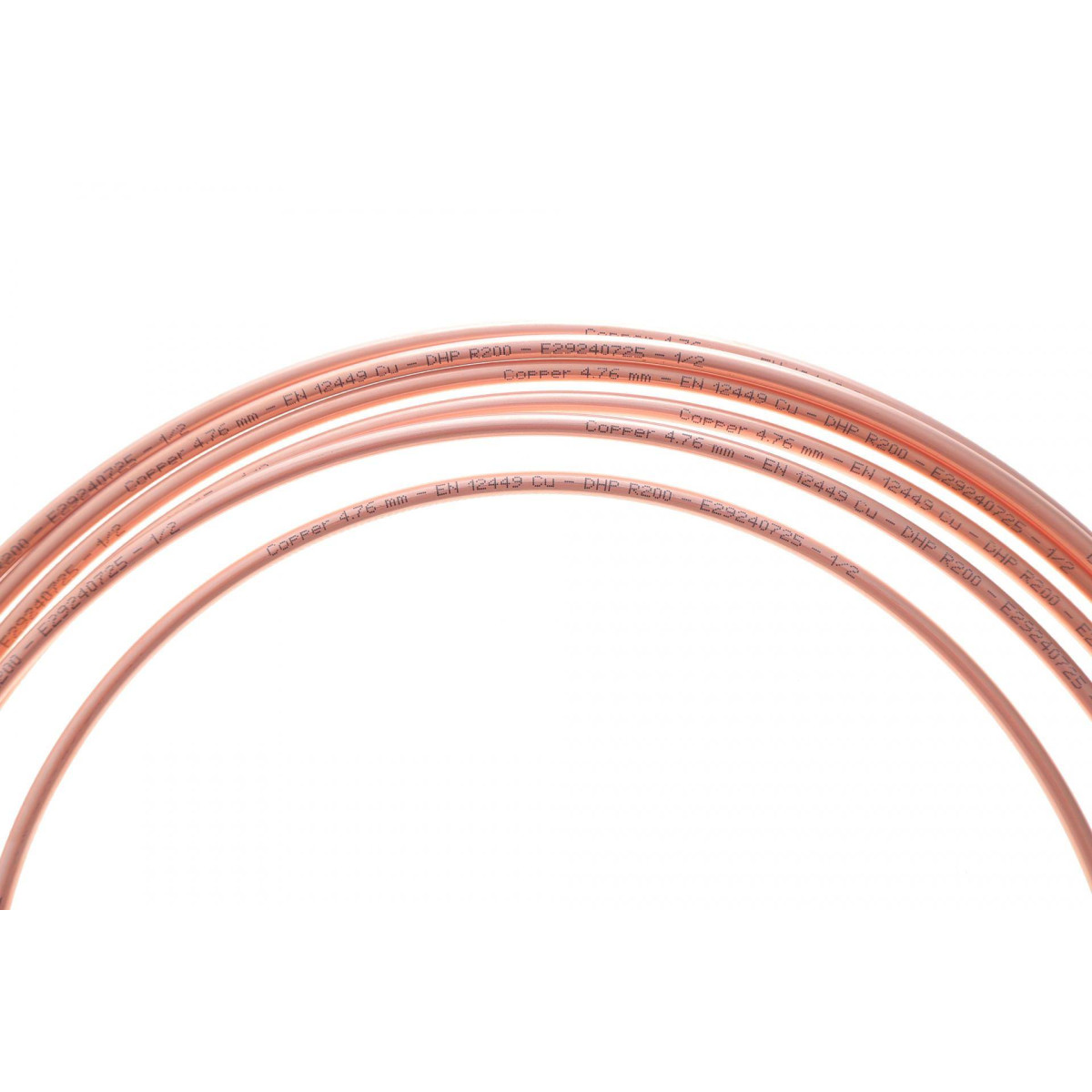 Трубка гальмівна 5.00m (3/16'') Copper/мідна
