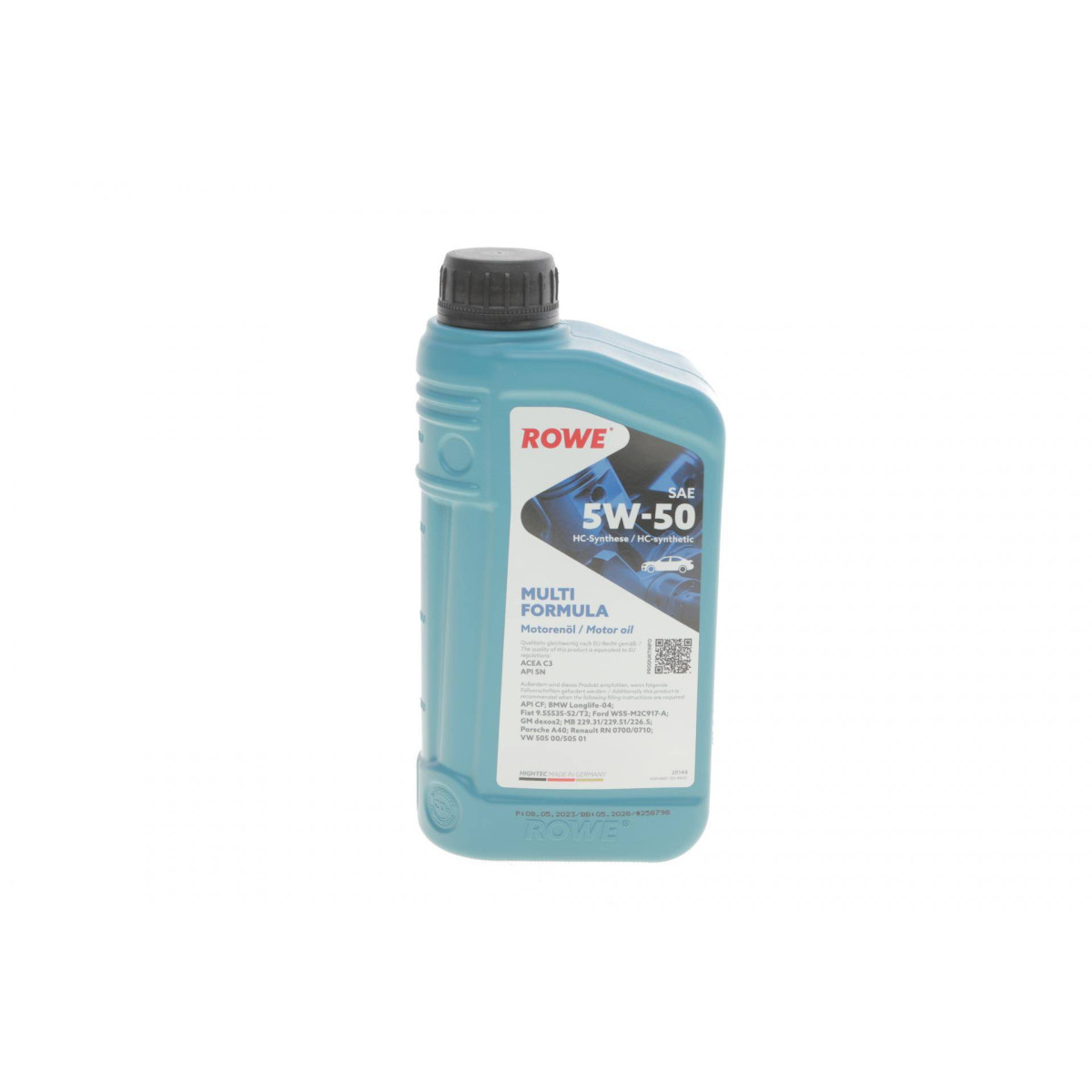 Олива 5W50 HIGHTEC MULTI FORMULA (1L) (VW 502 00/505 00/505 01/MB 229.31/229.51/226.5) (ACEA C3)