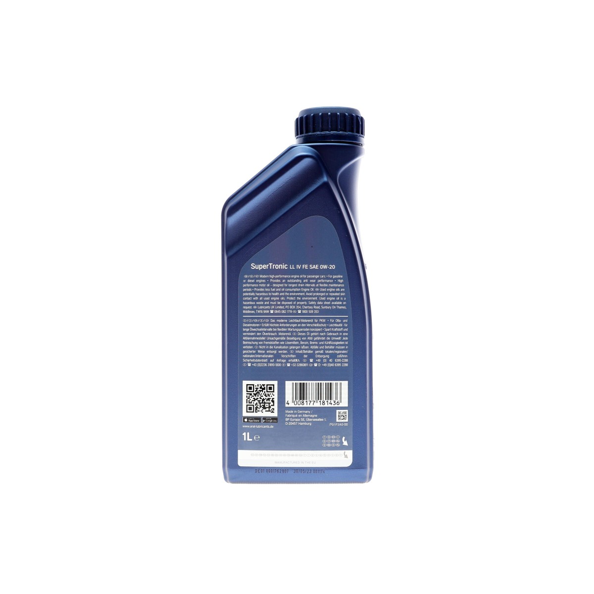 Олива 0W20 Super Tronic LL IV FE (1L) (VW 508 00/509 00)
