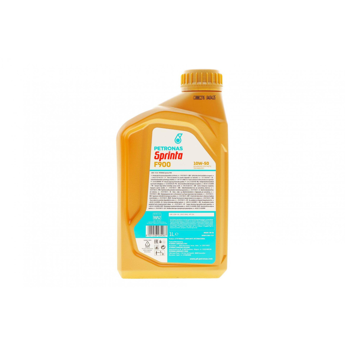 Олива 10W50 SPRINTA F900 4T (1L) (API SN/JASO MA2)(з-на 73120EB5EU)