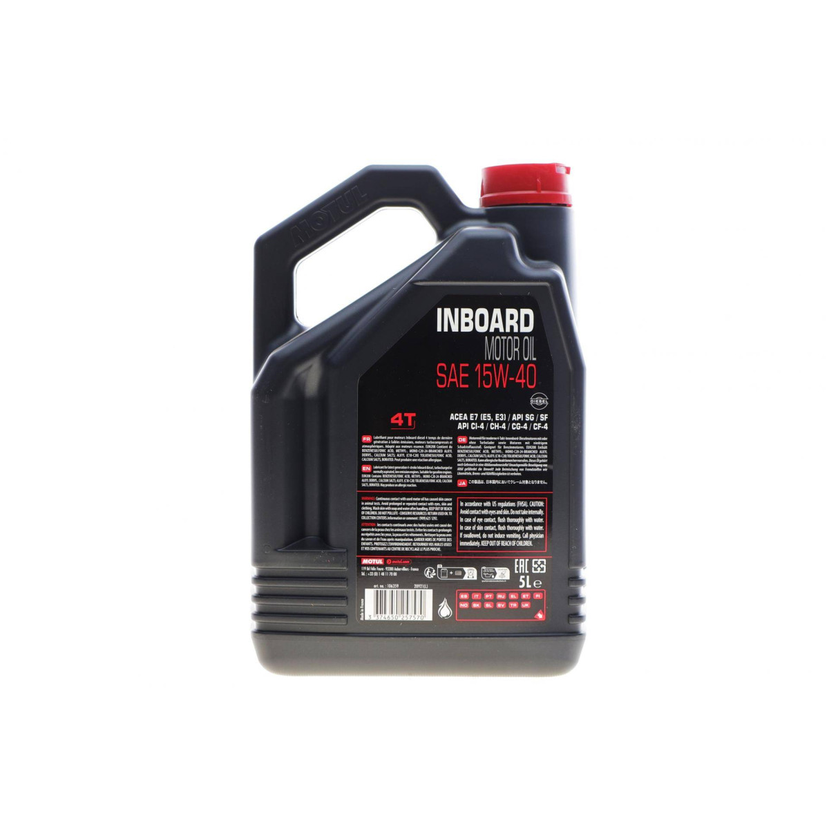 Олива 15W40 Inboard 4T (5L) 106359