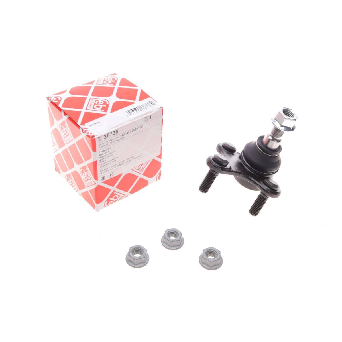 Опора кульова (передня/знизу/R) VW Caddy 03-