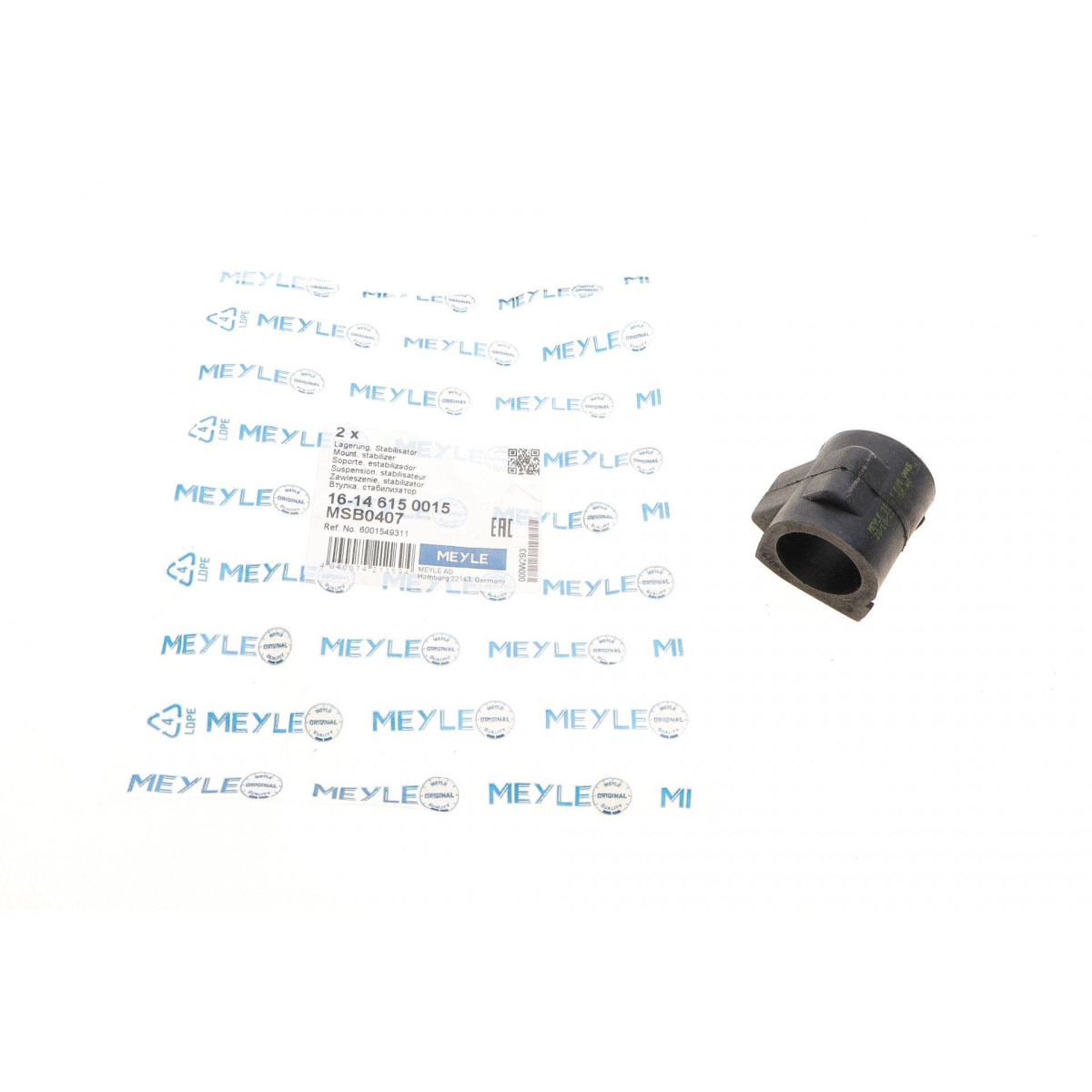 Втулка стабілізатора (переднього/внутрішнього) Renault Logan/Sandero 04- (d=24.6mm)