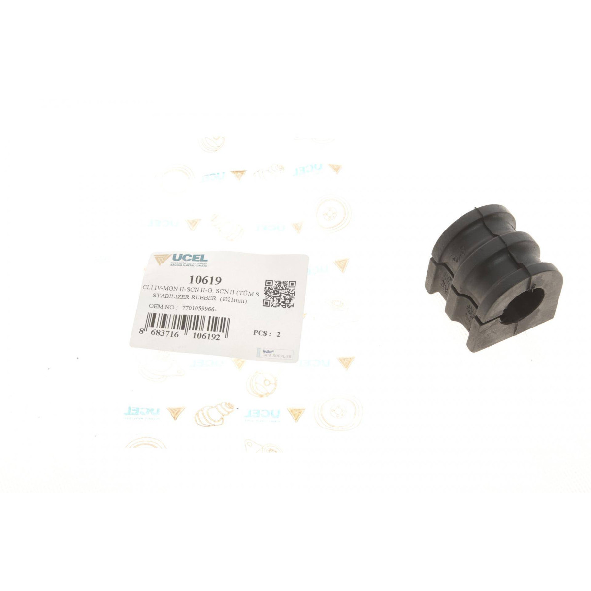 Втулка стабілізатора (переднього) Renault Clio III/Grand Scenic 1.2-2.0 03- (d=21mm)