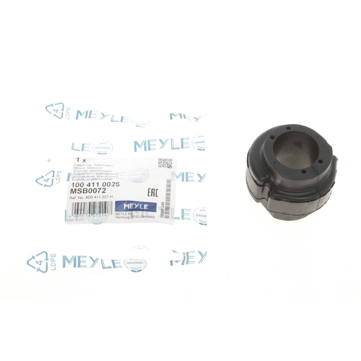Втулка стабілізатора (переднього) Audi A6/VW Passat 96-05 (d=27mm)