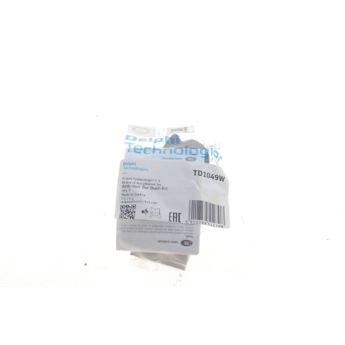 Втулка стабілізатора (переднього) (к-кт) VW Polo/Skoda Roomster/Fabia 99- (d=18mm)