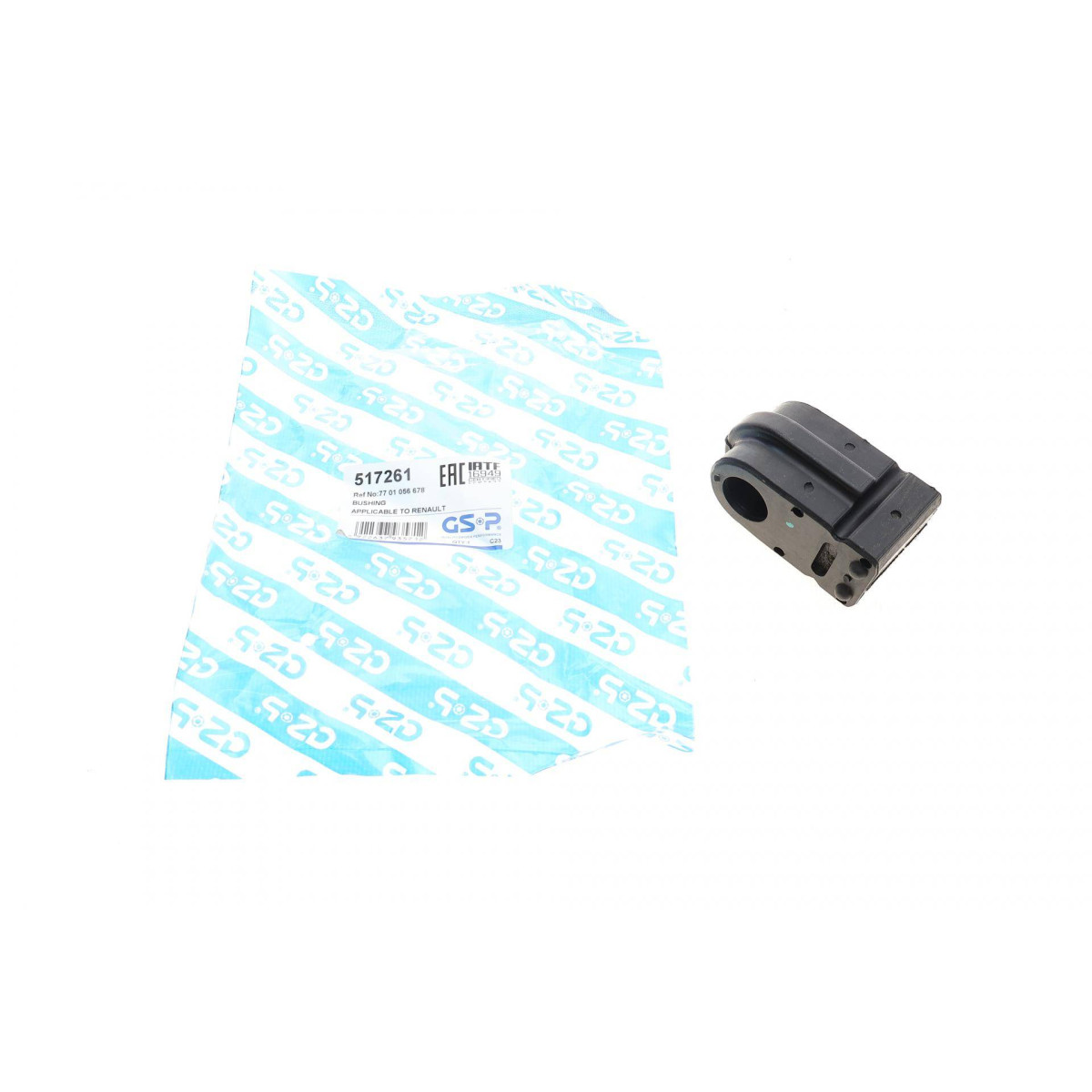 Втулка стабілізатора (переднього) Renault Megane II 02-08 (d=19.5mm)
