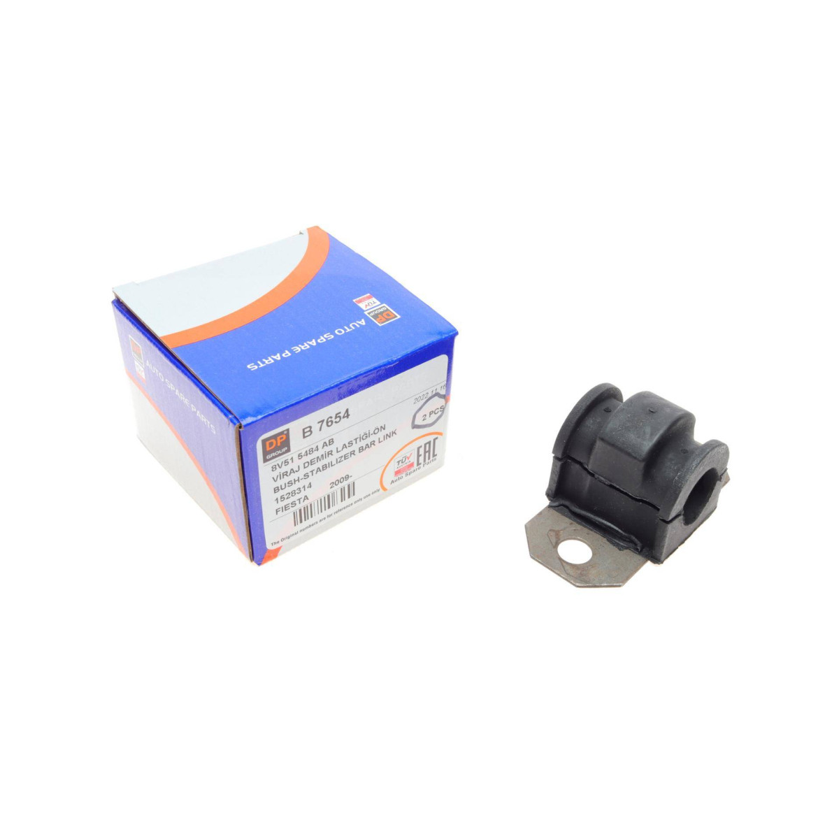 Втулка стабілізатора (переднього) Ford Fiesta 08-12 (21mm)