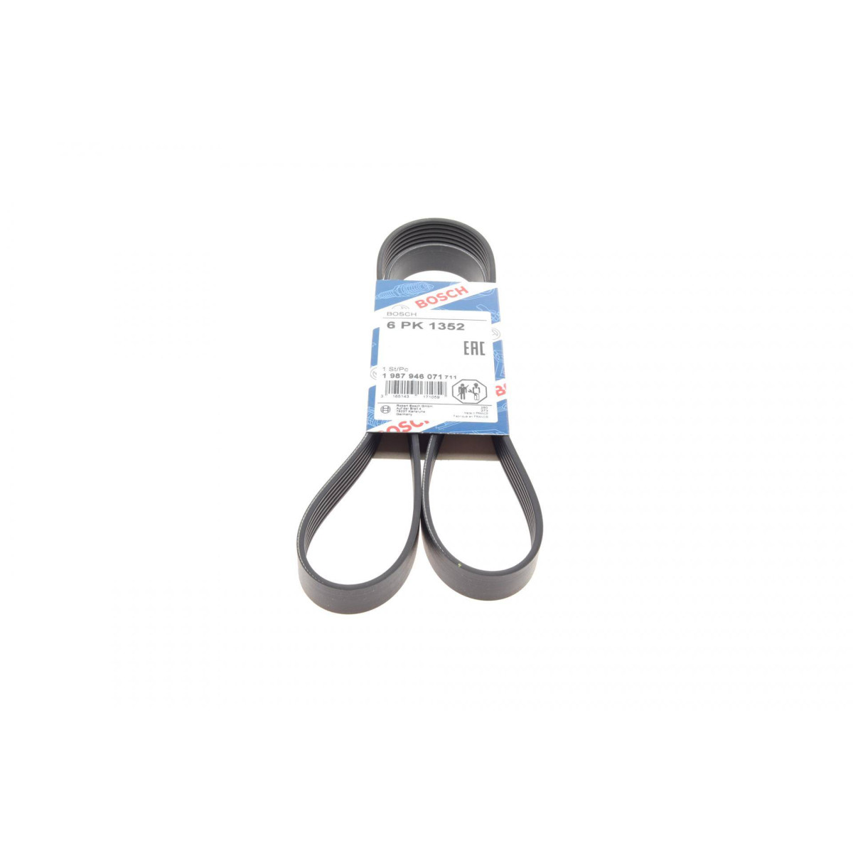 Ремінь генератора Peugeot Bipper/Expert/Partner 1.4/1.6HDI 07-/Ford Focus/Mondeo 2.0 18- (6PK1352)