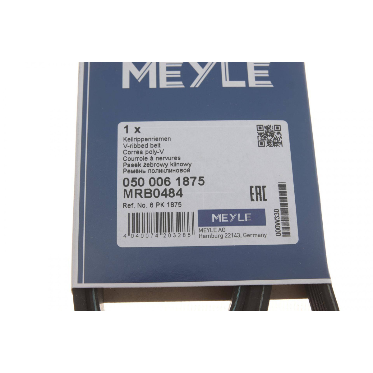 Ремінь генератора Audi/BMW/Chevrolet/MB/Opel (6PK1875)