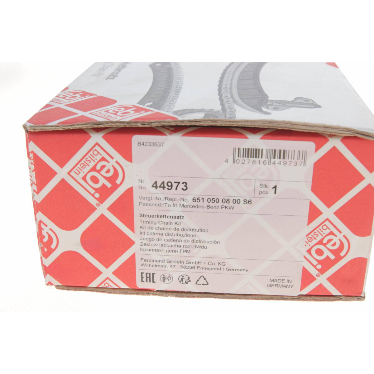 Комплект ланцюга ГРМ MB Sprinter 2.2CDI OM651 09-