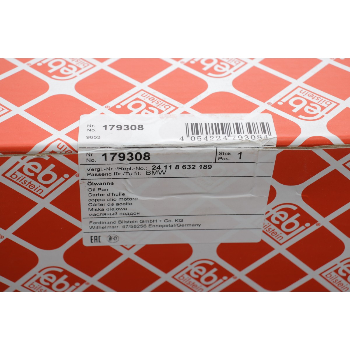 Маслоприймач (піддон) BMW 3 (F30/F80)/5 (G30/F90)/7 (G11/G12) 11-