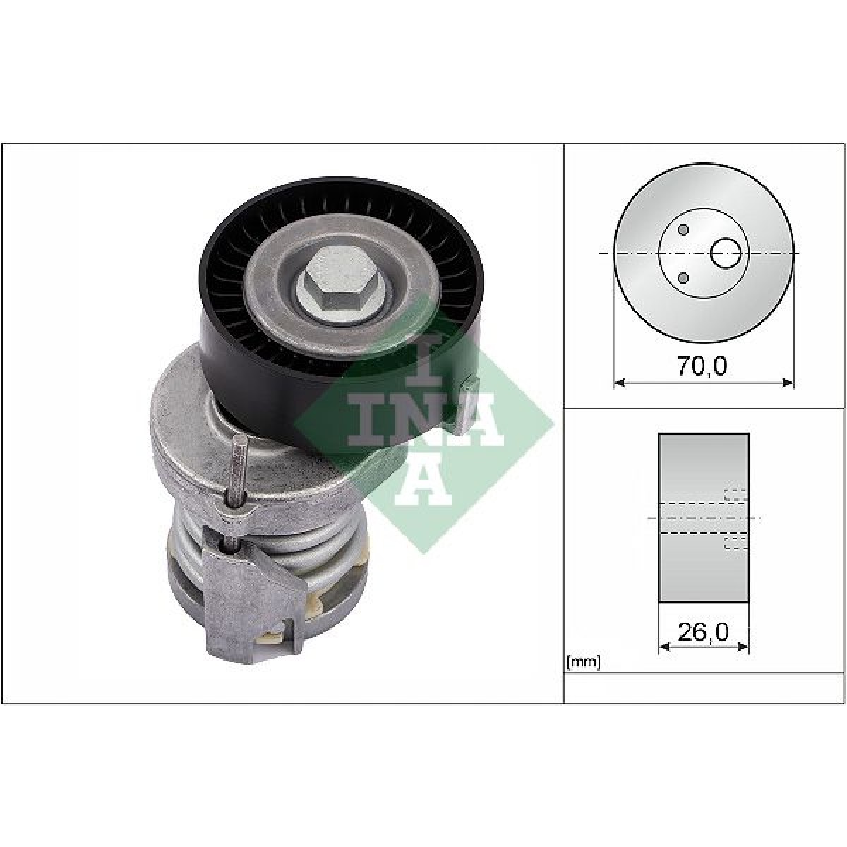 Натяжник ременя генератора VW Polo/Golf/Skoda Octavia/Fabia 1.0-1.6 97-