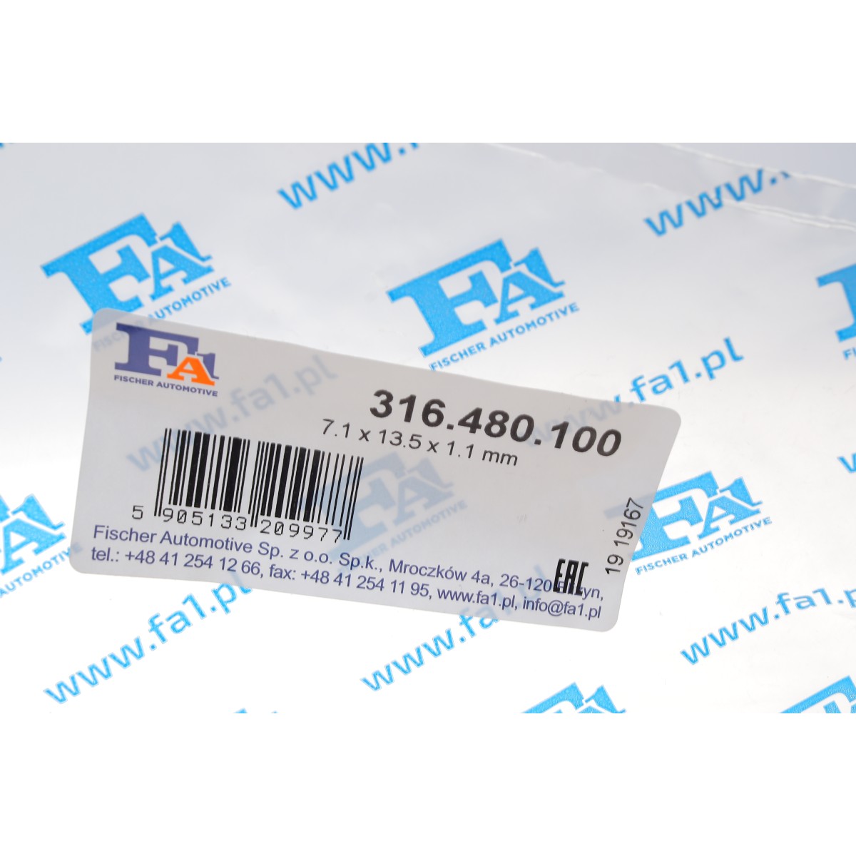 Шайба под форсунку Peugeot Partner/Boxer/Citroen Jumper 1.9D/2.5D 94-02 (7.1x13.5x1.1) (к-кт 100шт)