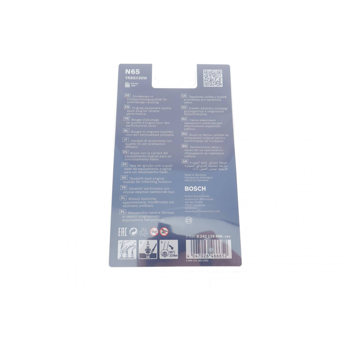 (к-кт 4 шт) Свічка запалювання Citroen C1/C3/C4/Peugeot 108/2008/301/308/Toyota Aygo 1.0/1.2 12-