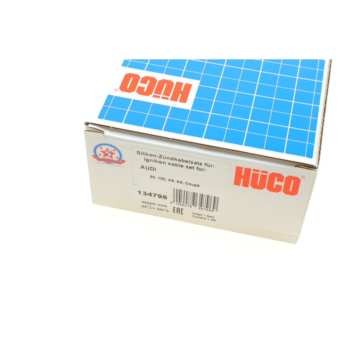 Проводи запалювання Audi A4/A6/A8 2.6/2.8i 94-97 (к-кт) (HÜCO)