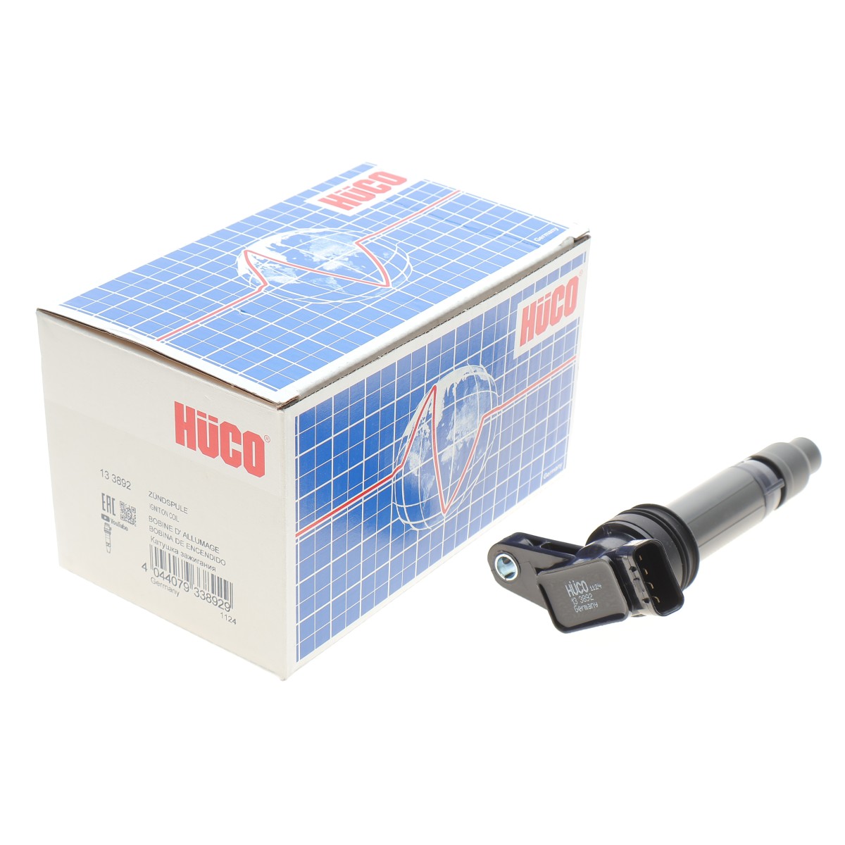 Котушка запалювання Volvo S60/S80/V60/V70/XC70/XC90 3.0/3.2 06-15 (HÜCO)