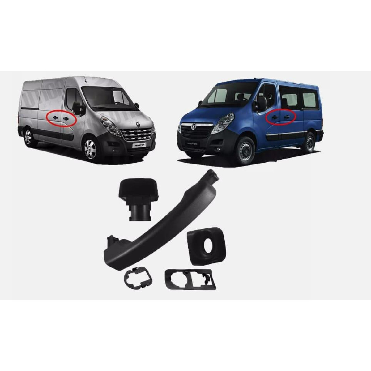 Ручка дверей (ззовні) Renault Master 10-