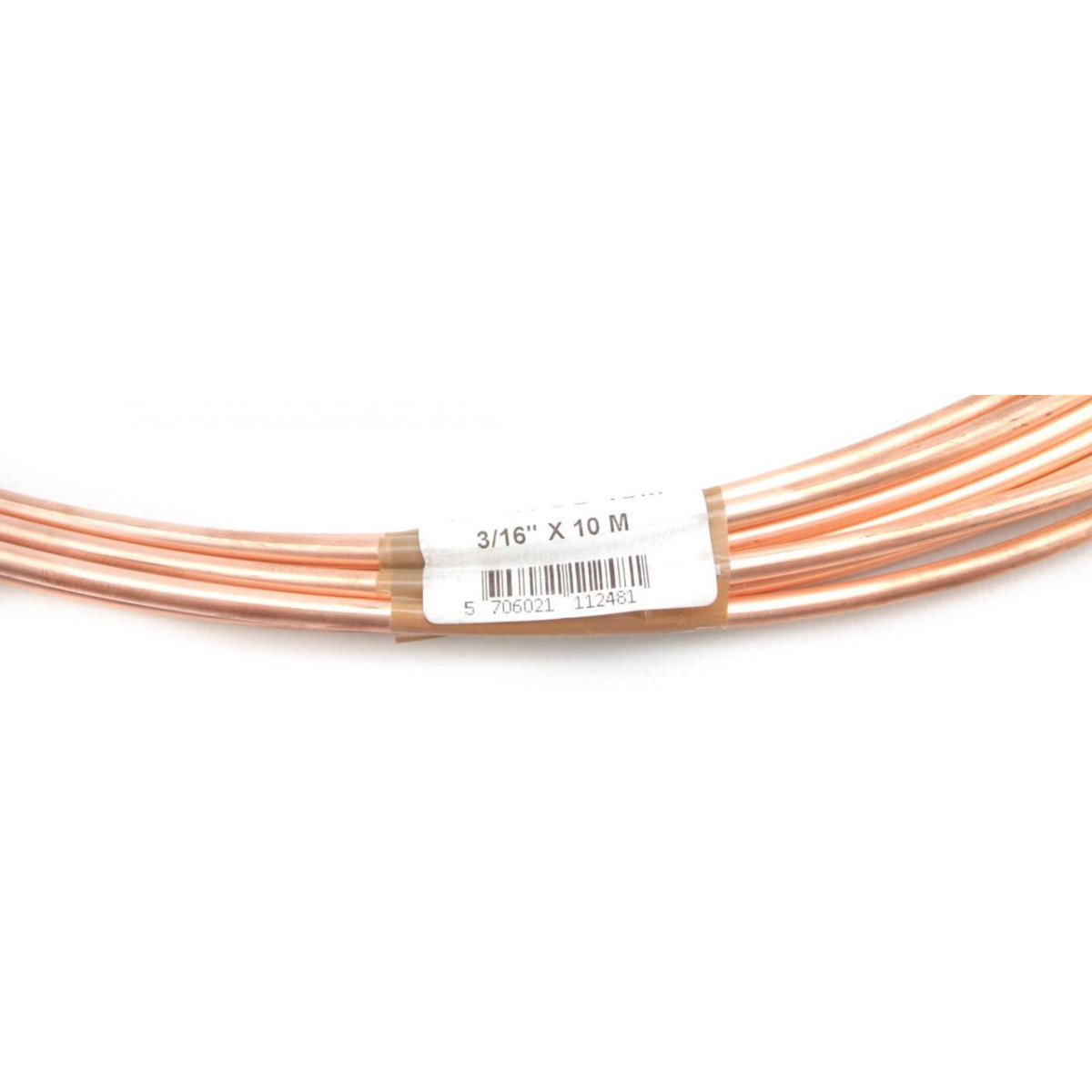 Трубка гальмівна 10m (3/16'') Copper/мідна = 1911 CU-10M