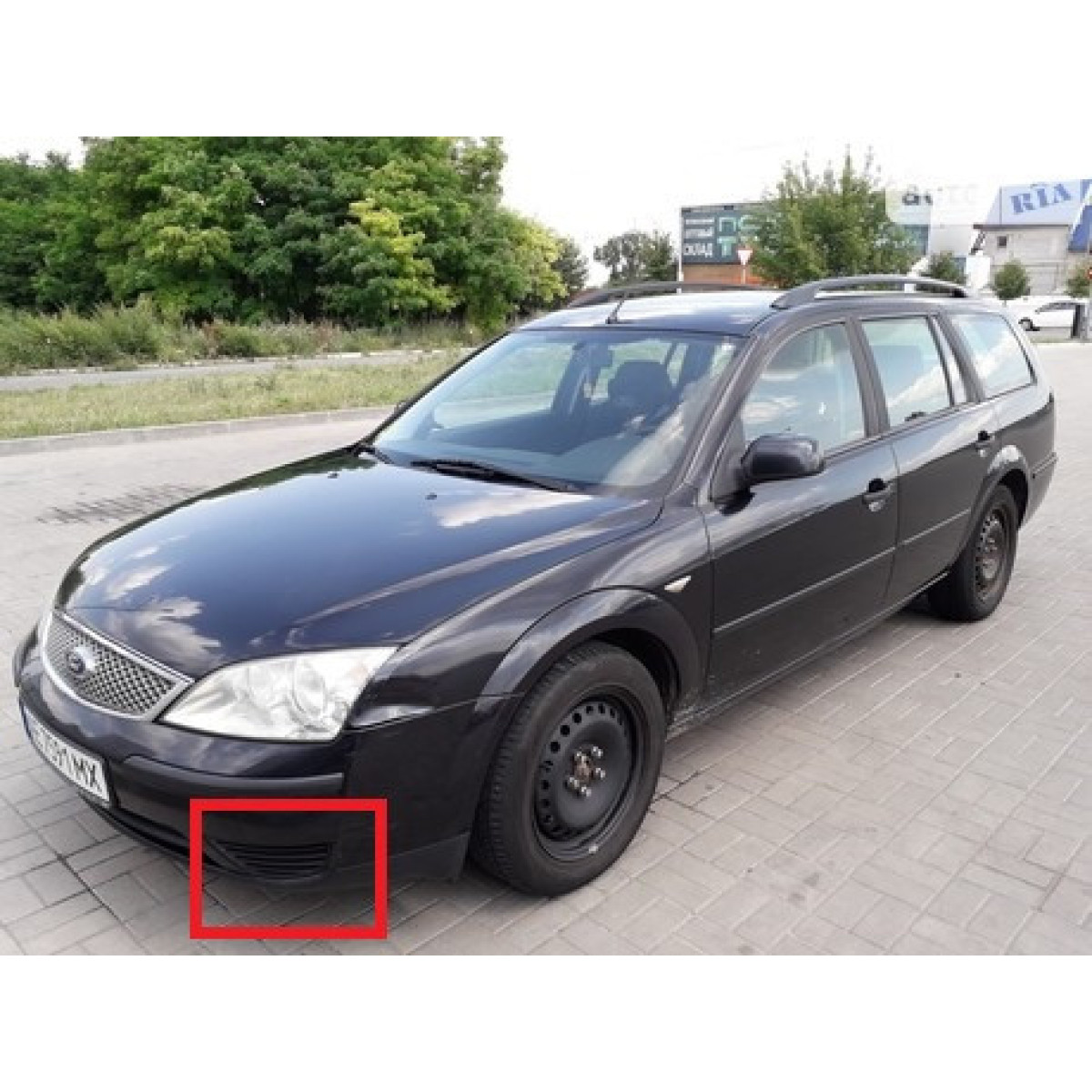 Решітка бампера Форд Мондео 3 - Ford Mondeo 3 2003-2005 (комплект)