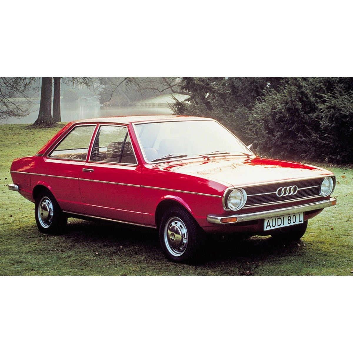 Ручка двері зовнішня передня ліва Ауді 80 Б2, 90 Б2 - Audi 80 B2, 90 B2 - 1978-1986