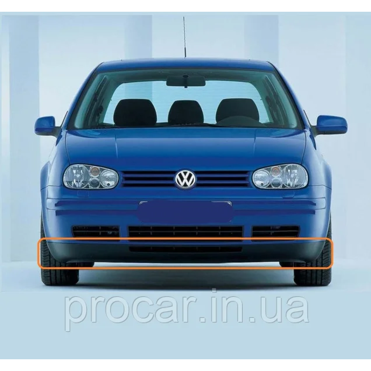 Спойлер-губа переднього бампера Фольксваген Гольф 4 - Volkswagen Golf 4 (1997-2006)