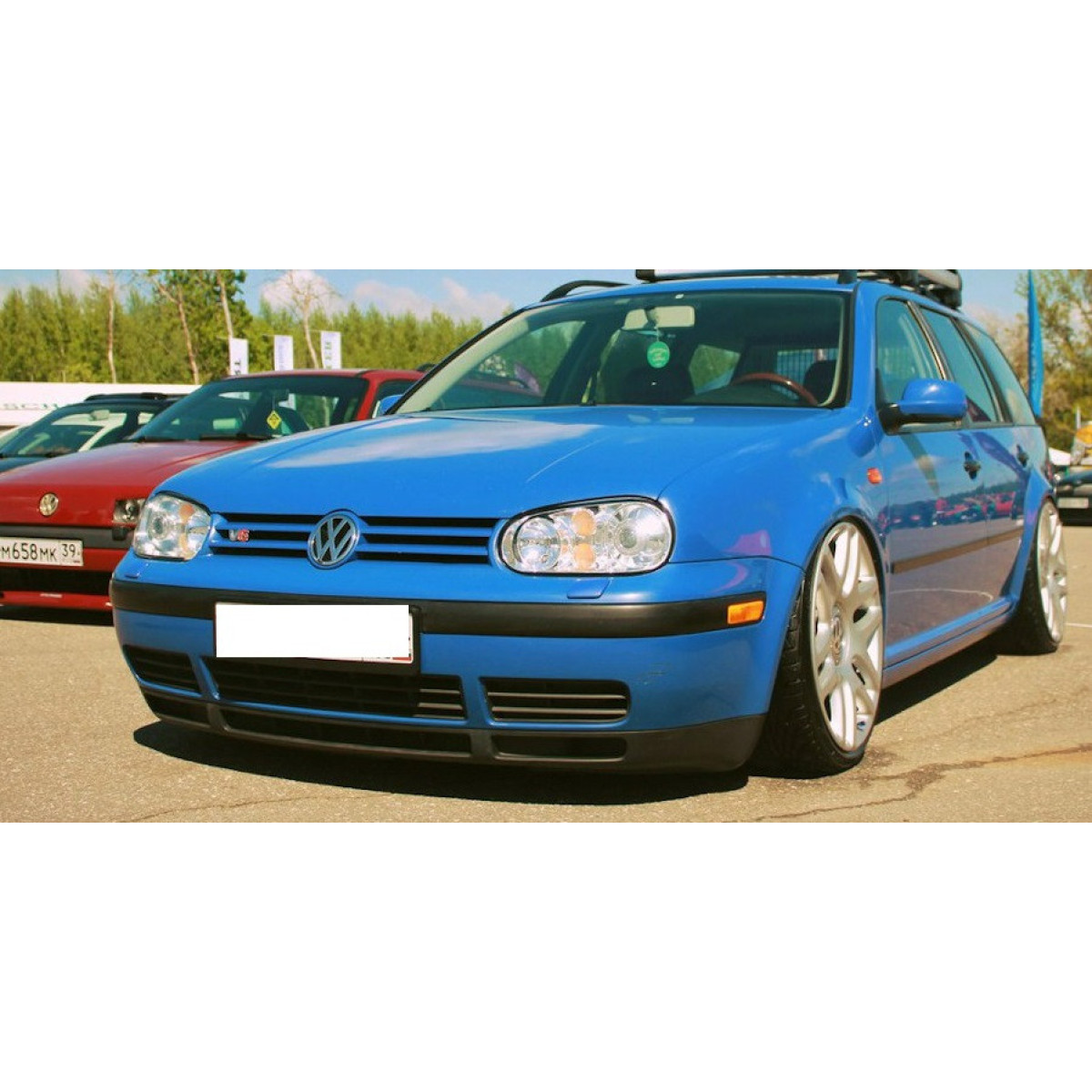 Cпойлер-губа переднього бампера Фольксваген Гольф 4 ВР6 - Volkswagen Golf 4 VR6 (1997-2006)