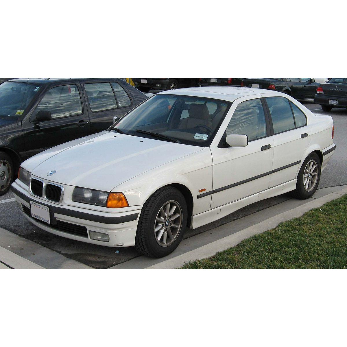 Ручка дверей внутрішня задня ліва БМВ 3 Е36 - BMW 3 E36 1990-1999