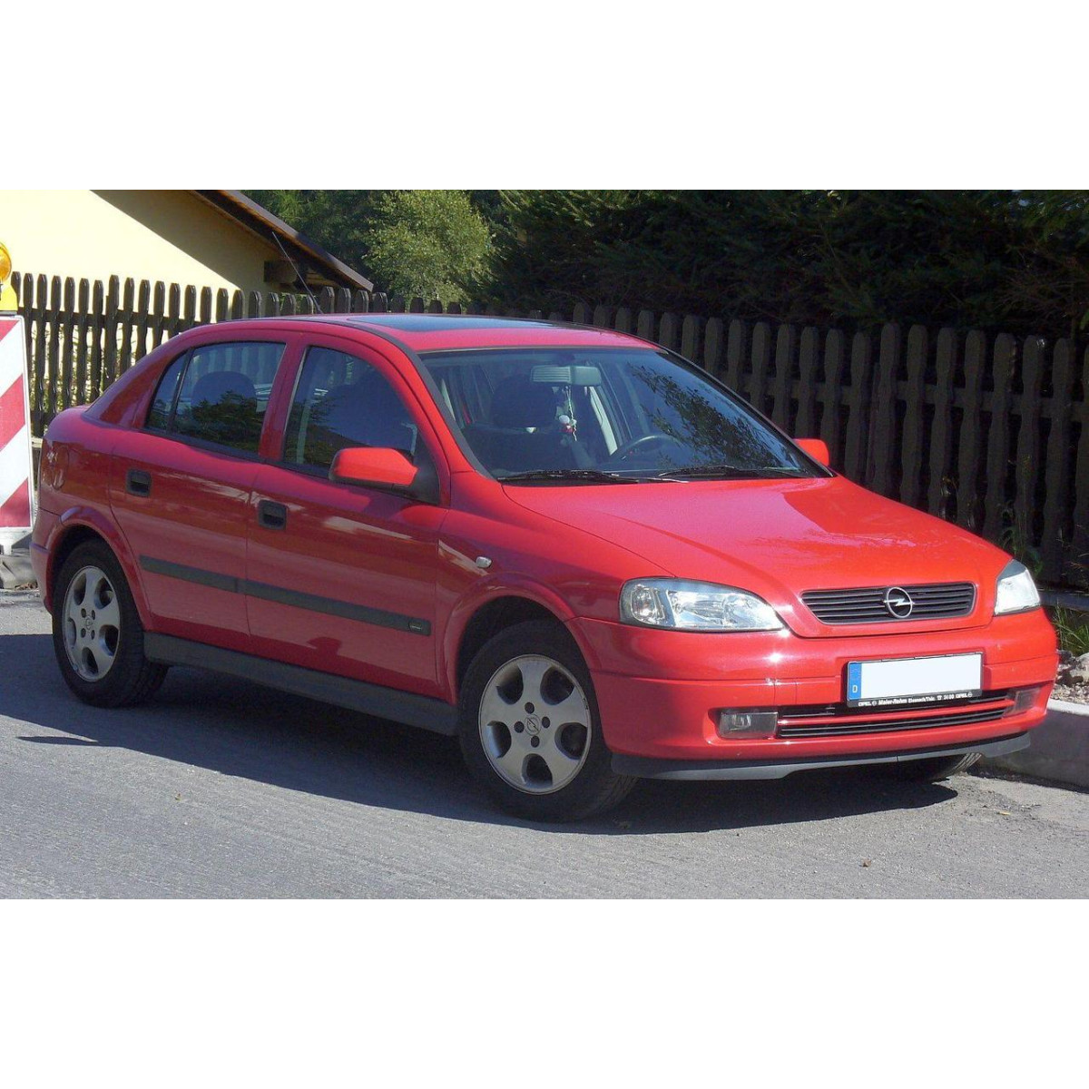 Ручка дверей зовнішня задня права Опель Астра Г, Зафіра А - Opel Astra G, Zafira A 1998-2009