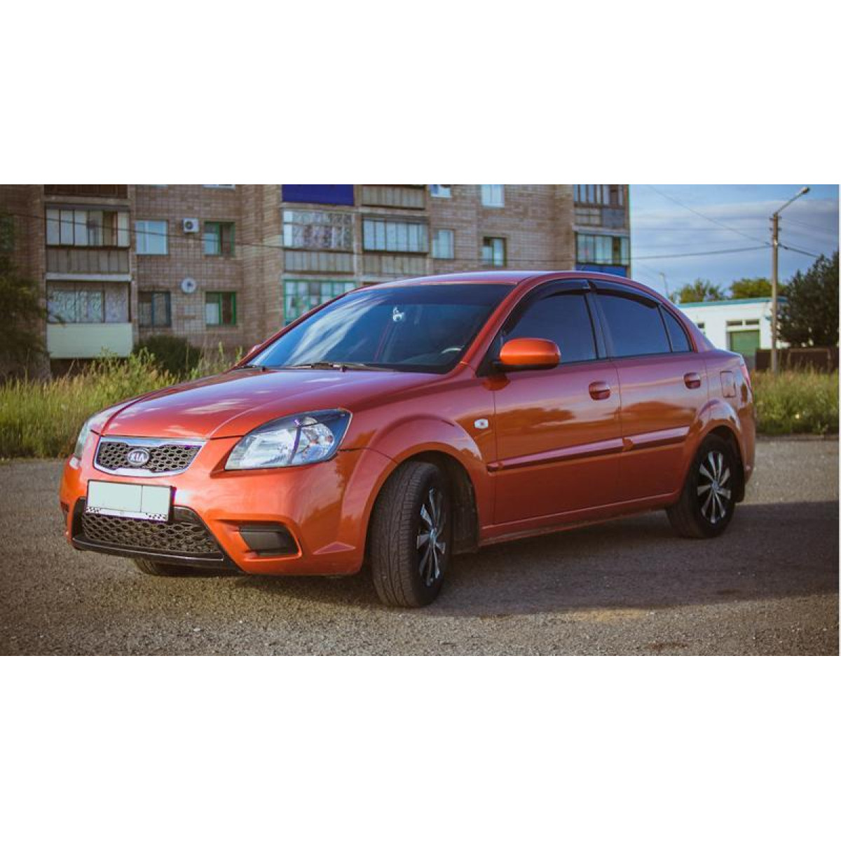 Ручка двері зовнішня передня ліва Кіа Ріо 2 - Kia Rio 2 - 2005-2011
