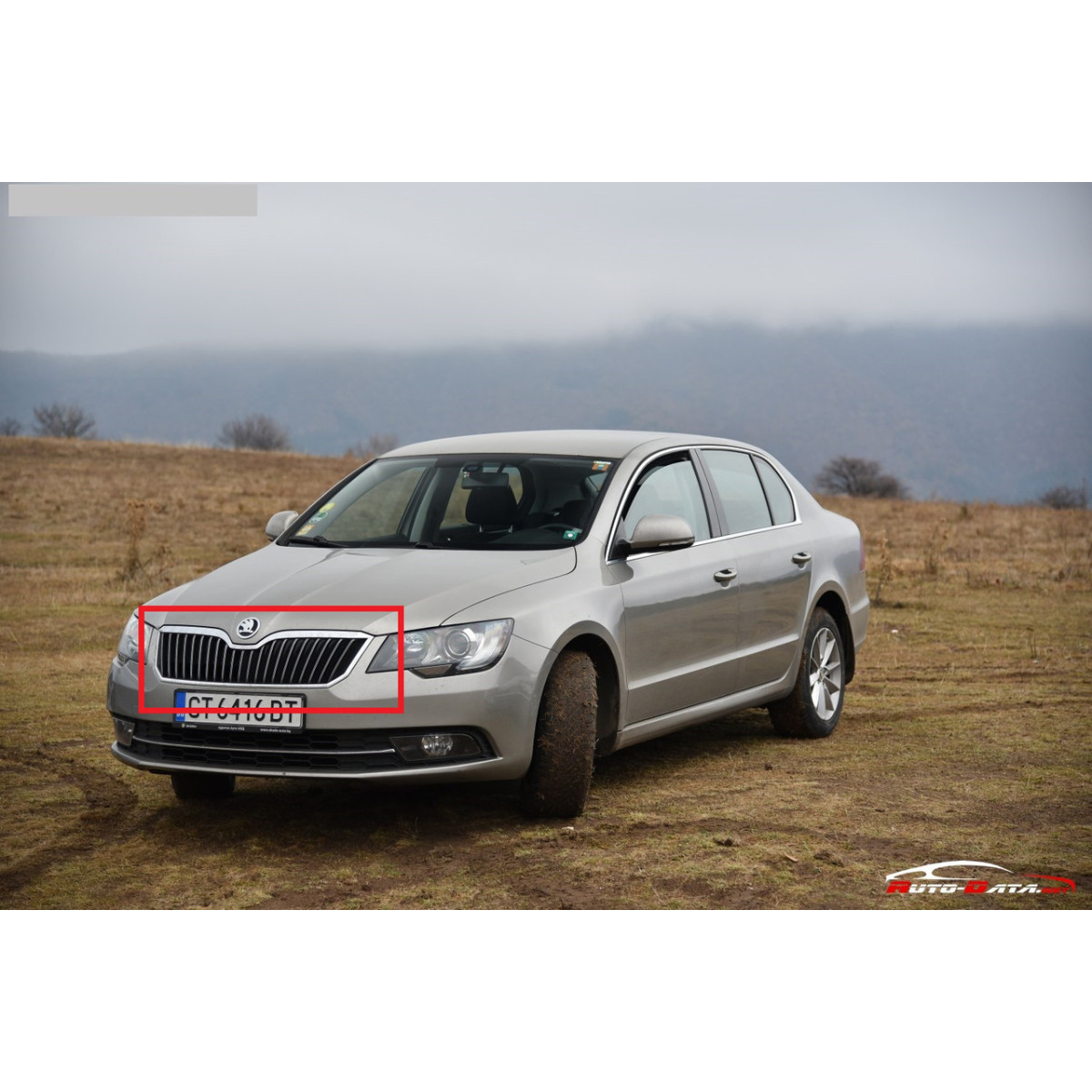 Решітка радіатора Шкода Суперб 2 - Skoda Superb 2 - 2013-2015
