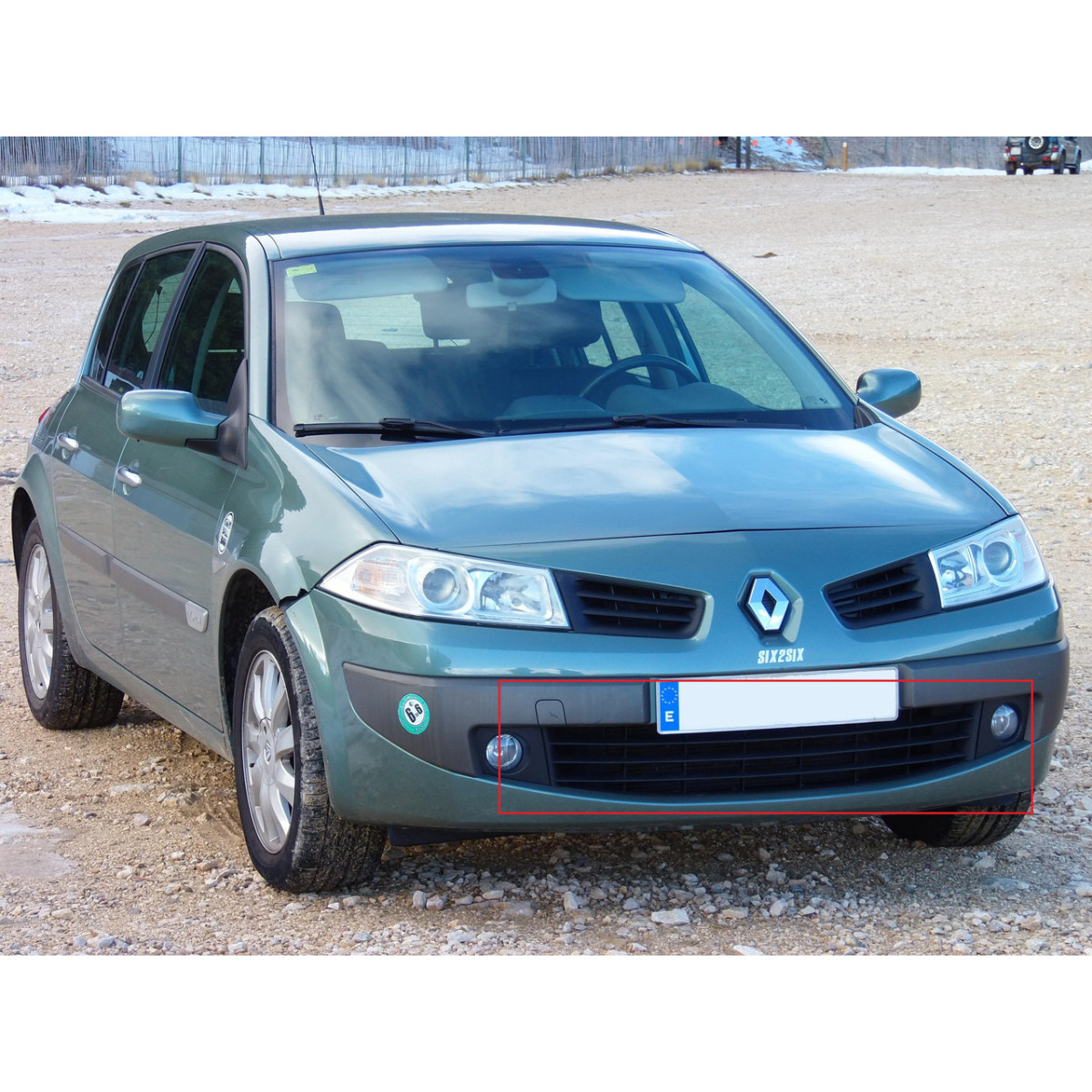 Решітка радіатора нижня RENAULT MEGANE 1 / 2 2006-2009 / BLIC