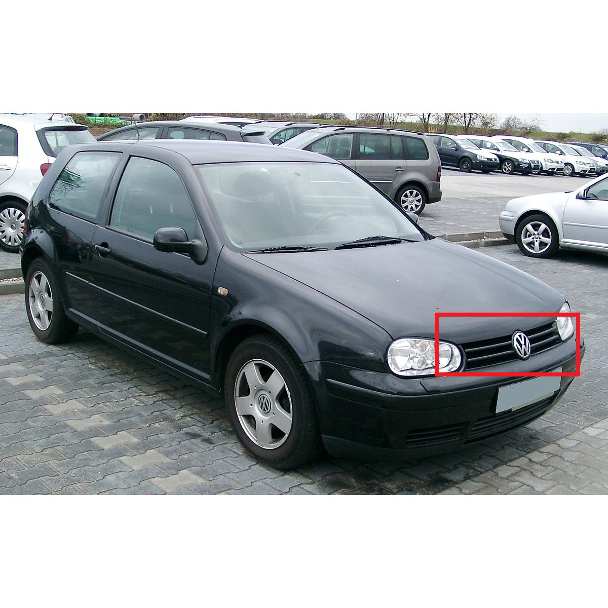 Решітка радіатора внутрішня Фольксваген Гольф 4 - Volkswagen Golf 4 - 1997-2006