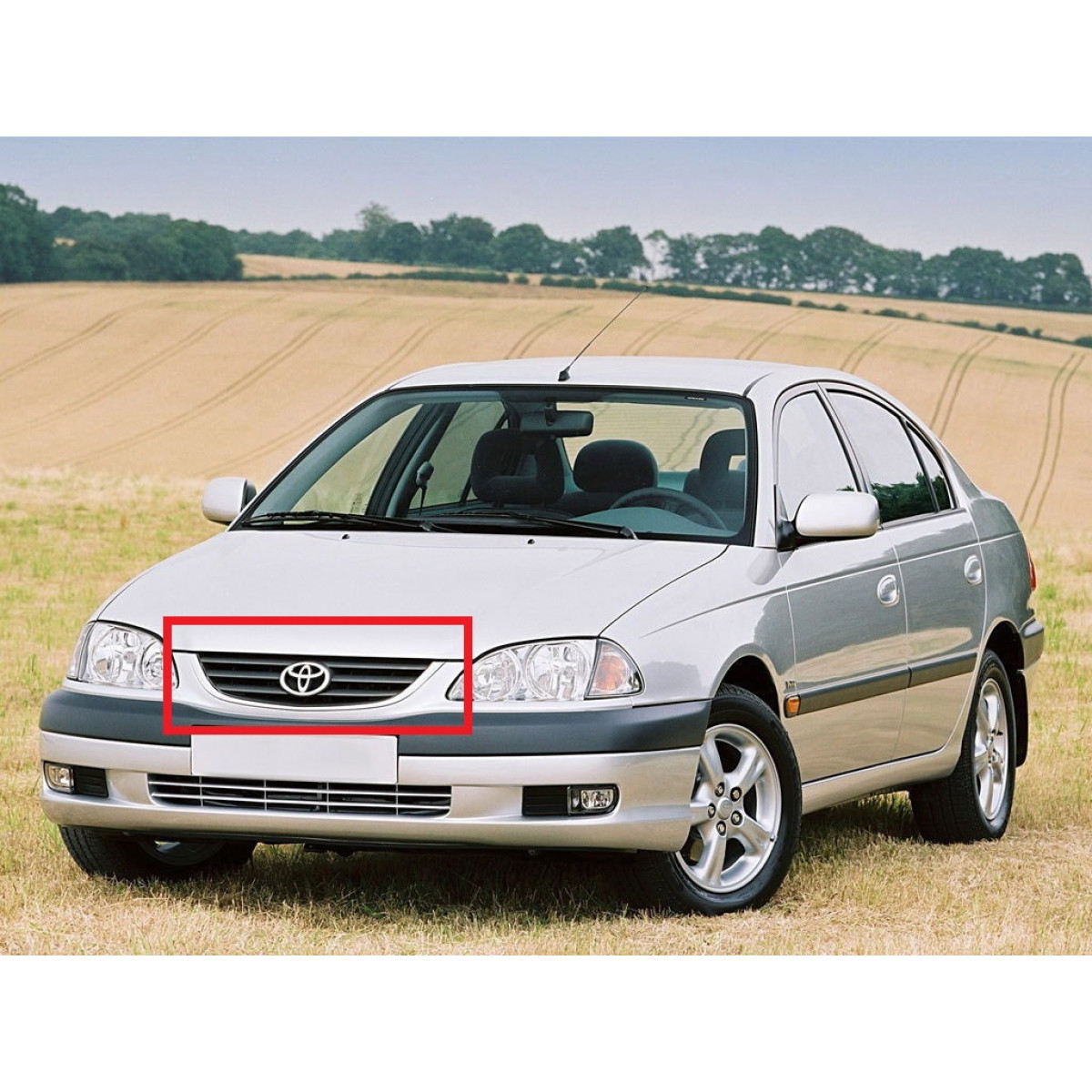 Решітка радіатора Тойота Авенсіс - Toyota Avensis 2000-2003