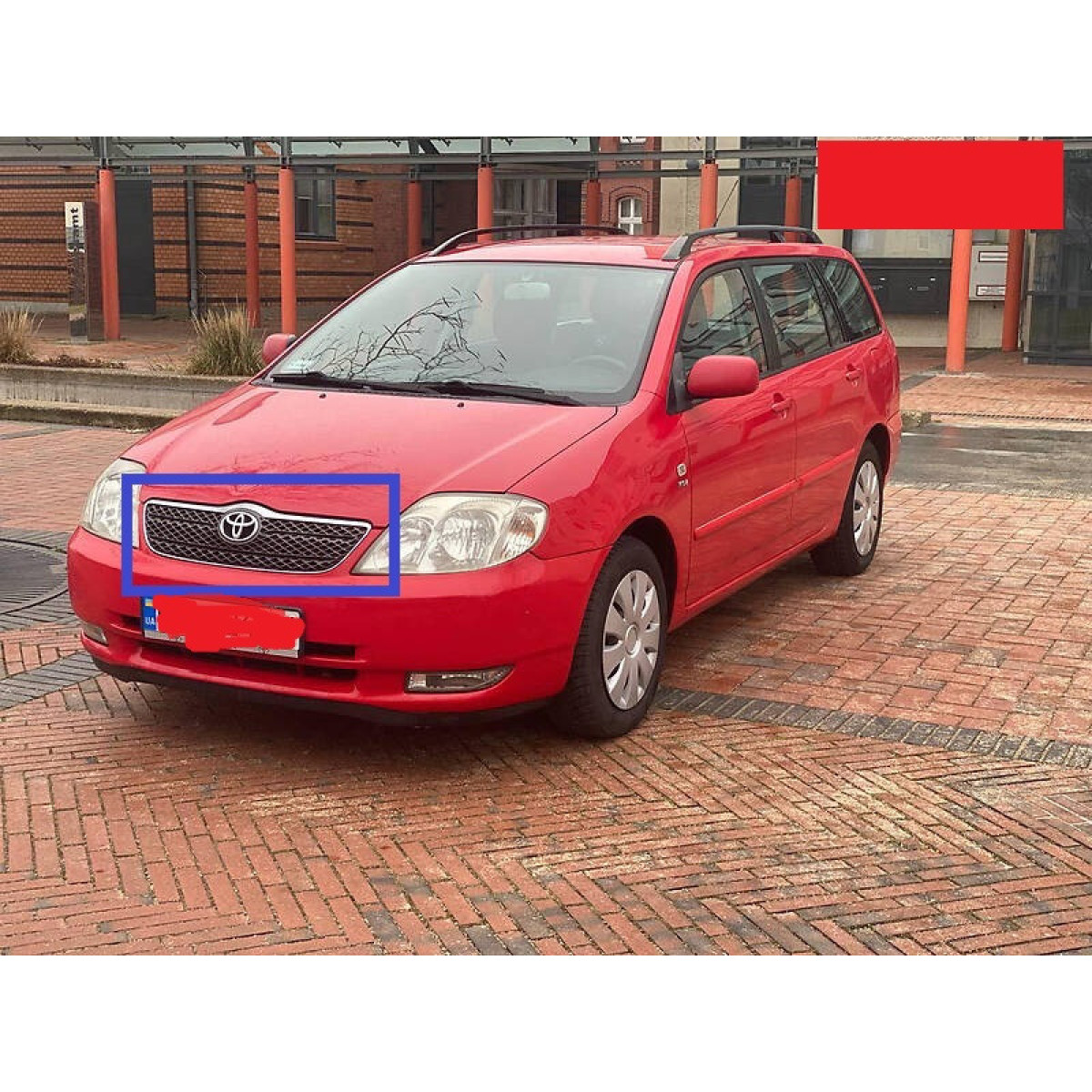 Решітка радіатора Тойота Королла - Toyota Corolla 2002-2004