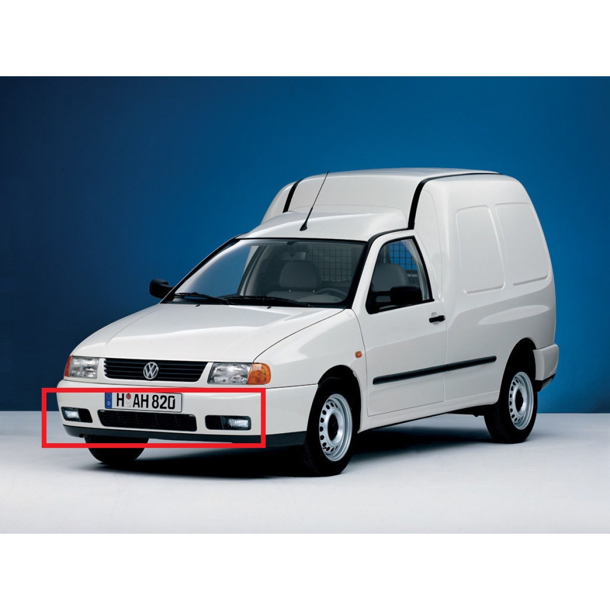 Решітка бампера Фольксваген Кадді 2, Поло - Volkswagen Caddy 2, Polo 1995-2001 (комплект)