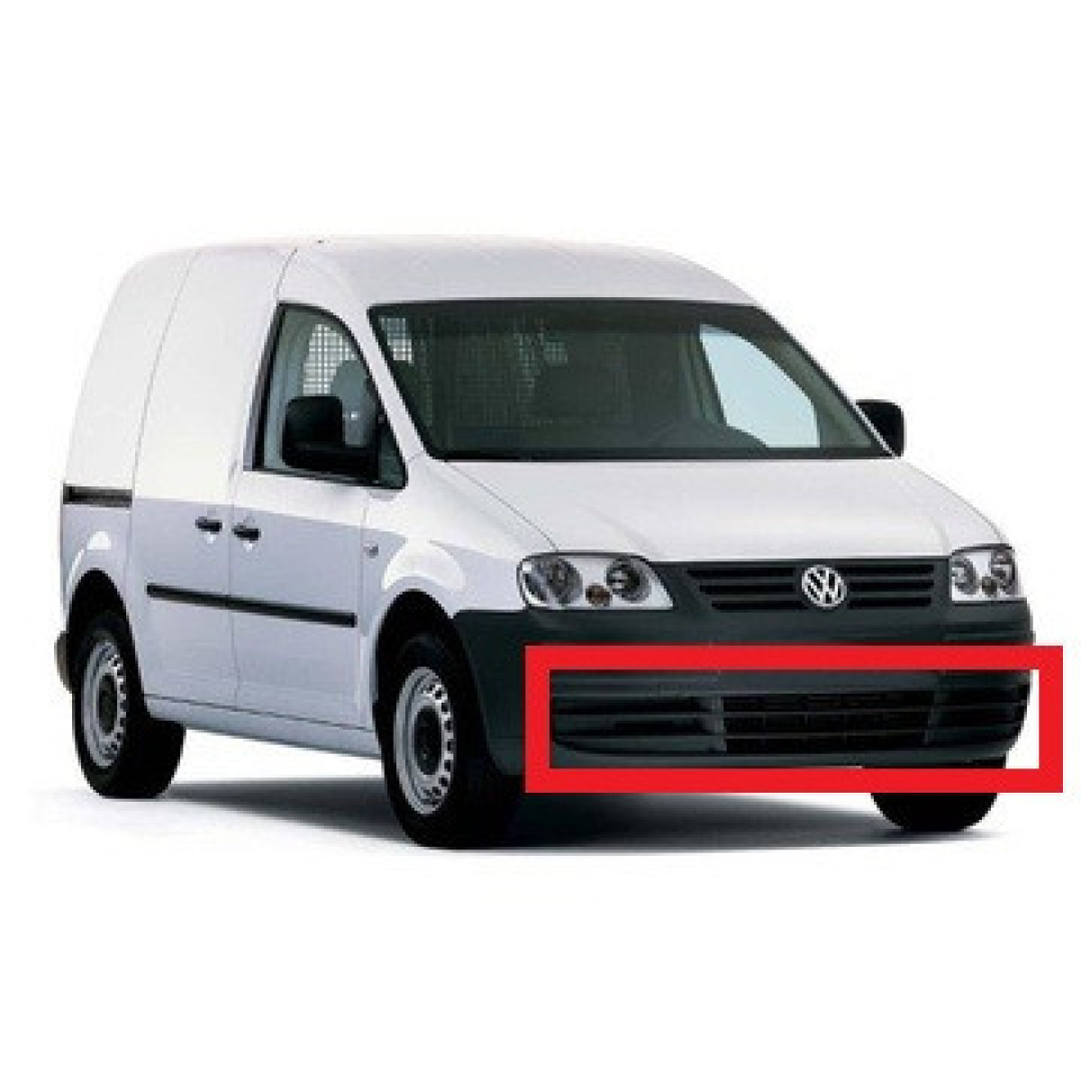 Решітка бампера Фольксваген Кадді 2, Поло - Volkswagen Caddy 2, Polo 1995-2004 (комплект)